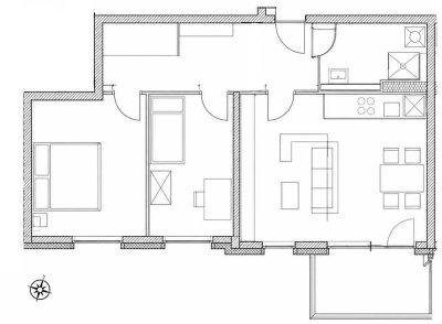 moderne, helle 3-Zimmer-Wohnung mit Balkon in Dresden-Johannstadt