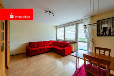 Frankfurt-Sindlingen: Gut geschnittene 3-Zimmerwohnung mit Balkon & KfZ-Stellplatz
