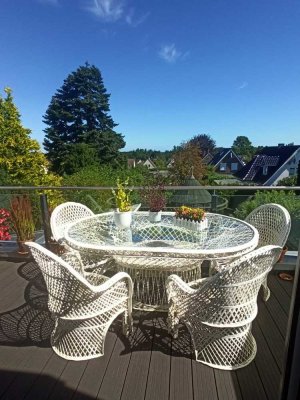 Hochwertig ausgestattete 3-Zimmer-Neubauwohnung (KFW 55) mit Balkon und herrlichem Blick