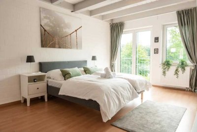 Möbilierte Doppelthaushälfte  2-Zimmer Maisonettewohnung!