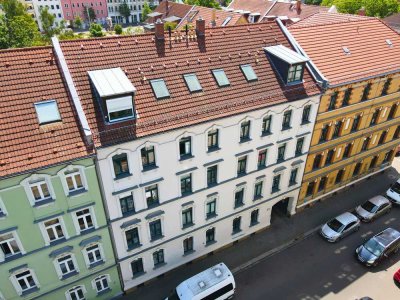 +Vermietete Dachgeschosswohnung im beliebten Leipziger Stadtteil Altlindenau+