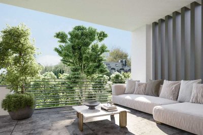 Ruhige Terrassen-Wohnung. In Süd-Ausrichtung.