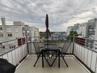 1-Zimmer-Wohnung mit tollem Balkonblick und Garage