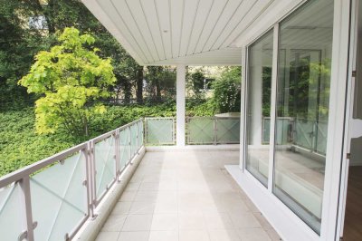 Moderne 4 ZKB-Wohnung mit EBK, Balkon u. Garten in sehr schöner Lage