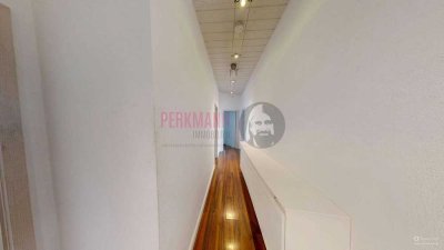3-Zimmer-Dachgeschosswohnung mit Dachterrasse, 2 Balkonen, Gartenanteil & Tiefgarage–sonnig, luftig