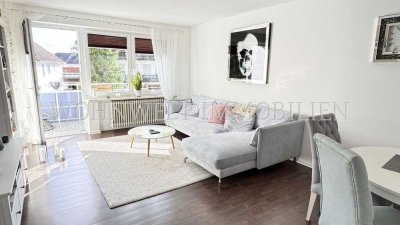Helle 2 Zimmer-Wohnung mit West-Balkon und Einbauküche
