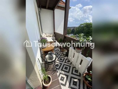 Tauschwohnung: Schöne 3-Raum Wohnung mit großem Balkon Nähe Elbe