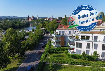DIETZ: Bestlage! 3-Zimmer-Wohnung mit Garage Am Flosshafen in Aschaffenburg zu verkaufen!