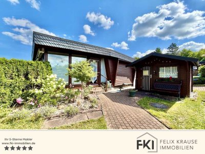 **Idyllisches Mobilheim mit sonnigem Garten und Pkw-Stellplatz in Mittelhof**