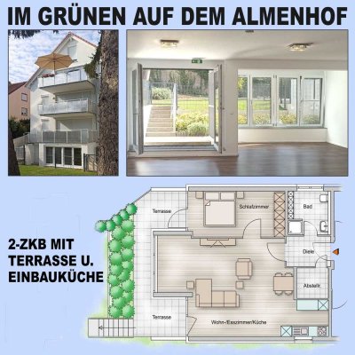 GROSSZÜGIG+MODERN: 2 ZIMMER MIT TERRASSE