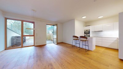 Traumhafte Gartenwohnung inklusive Garagenplatz!