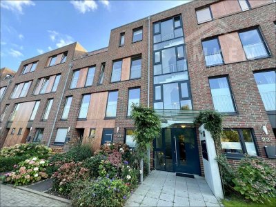 Individuelle Penthousewohnung mit Dachterrasse am Klein Flottbeker Bahnhof