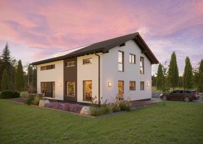 Zweifamilienhaus im Doppelhausstil