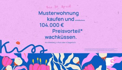 Ruhig gelegen, zentral verbunden: Stilvolle 2,5-Zi.-Neubauwohnung in sonniger Südlage in Degerloch