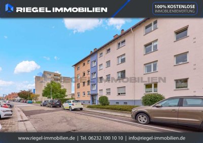 Sie hier? Wir auch! 3-Zimmer-Wohnung mit Potenzial, ca. 63,00 m² und Balkon