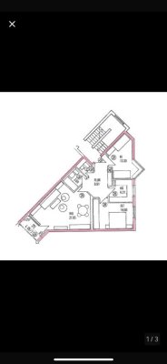 Schöne 3-Zimmer-Wohnung mit Balkon und Einbauküche in Umkirch