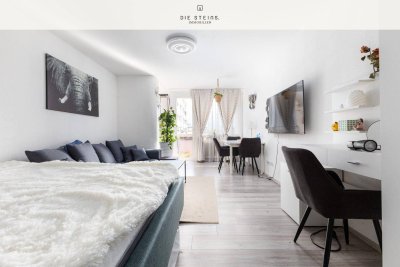Helle 1-Zimmer-Wohnung mit Loggia, Tiefgaragenplatz und Blick auf Festung &amp; Gaisberg in Salzburg