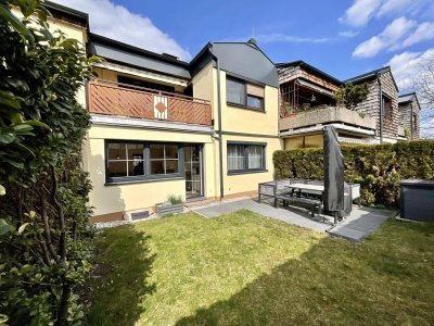 Bergheim: Gepflegte 3-Zi.-Whg. mit Eigengarten und Einzelgarage