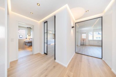 Erstbezug nach Kernsanierung –  3,5-Zimmer-Wohnung m. Südbalkon und Lift auf der Ainmillerstraße