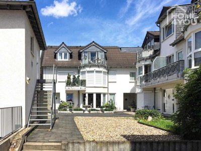 Reizvolle 2-Zi.-Wohnung, 68qm, EBK, TG-Platz, Hochparterre, Terrasse in ruhiger Citylage Nähe Bonn