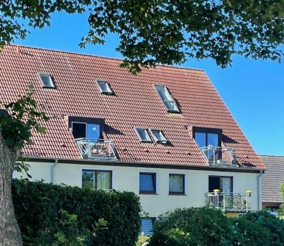 Attraktive Maisonette-Dachgeschosswohnung mit Eldeblick in Plau am See