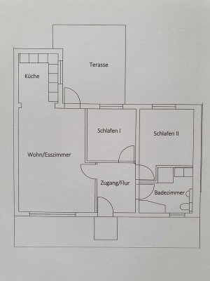 Attraktive 3-Zimmer-Erdgeschosswohnung mit Terrasse
