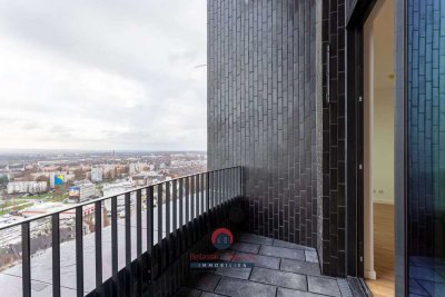 GANZ OBEN! K-MÜLHEIM - TOLLE 2-ZIMMERWOHNUNG MIT FERNBLICK IM NEUEN WOHNTURM "OPAL" DIREKT AM UFER!