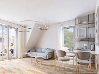 LAVITA - Dachgeschosswohnung in Langenzersdorf 4 Zimmer auf 88m² mit 2 Bädern und Südbalkon