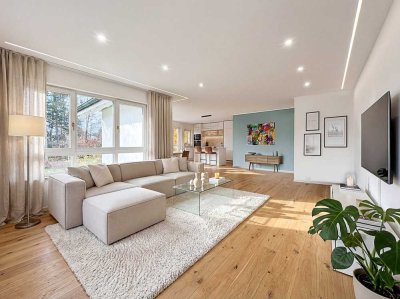 Großzügige Wohnung mit See- und Bergpanoramablick und zwei Terrassenbalkonen