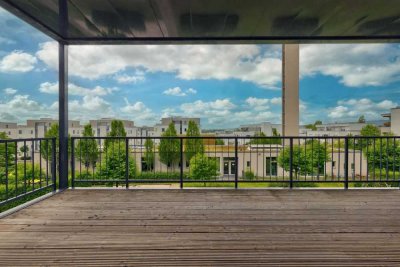 Große Wohnküche, überdachter Balkon mit wunderschönem Blick, alles lichtdurchflutet!