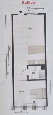 Objekt B-54 Helles Apartment mit Balkon und Stellplatz im Zentrum von Aachen