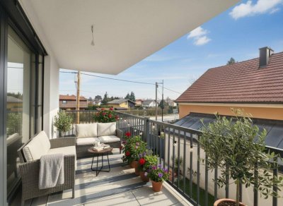 Provisionsfrei! - Sonnige 4-Zimmer-Erstbezugswohnung Nähe Lobau – Balkon mit Süd-/West-Ausrichtung