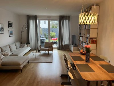 Modernes Townhouse mit 5 Zimmern, Garten, Balkon & Garage in Französisch Buchholz–Energieklasse A