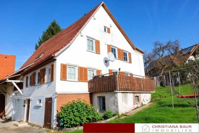 CHARMANTES BAUERNHAUS MIT GARTEN UND SCHEUNE: Bodelshausen