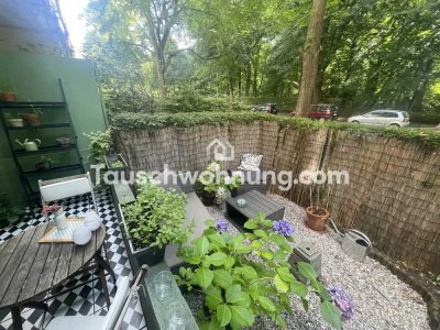 Tauschwohnung: Altbau EG Wohnung am Hammer Park mit kleinem Garten