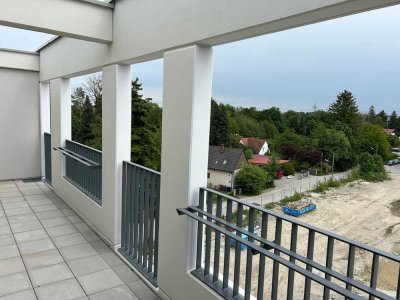 Neubau Erstbezug 2-Zimmer-Wohnung Penthouse-Stil München-Lochhausen