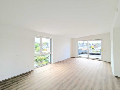 Exklusive 4-Zi-Penthousewohnung zum Erstbezug mit 2 Bädern, Gäste-WC, Terrasse, Balkon & Tiefgarage