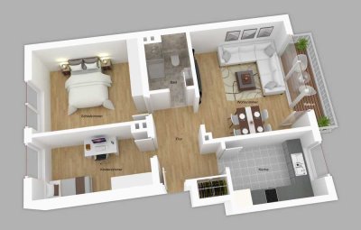 Gepflegte Mietwohnung in ruhiger Wohnlage von Bad Nenndorf