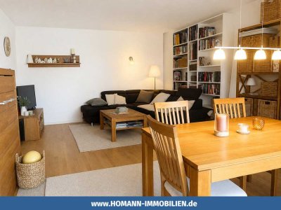 Charmante 3-Zimmer-Eigentumswohnung mit Balkon in der Innenstadt von Münster mit Erbbaurecht