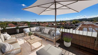 Penthouse Wohnung mit Südterrasse in Peißenberg