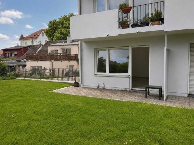Leerstehendes modernes Apartment mit Garten, EBK, Terrasse & Blick ins Grüne