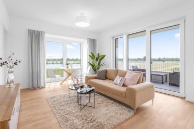 Exklusiv und zeitlos Wohnen: Barrierefreie 2–Zimmer-Eigentumswohnung  in der Gartenstadt Werdersee