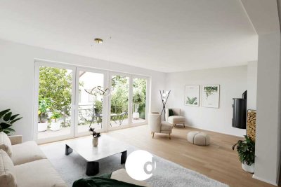 Moderne 3,5-Zimmer-Wohnung mit Kamin in ruhiger Lage von Filderstadt