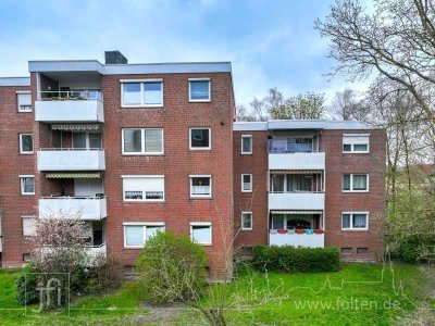 Bezugsfreie Erdgeschosswohnung mit Balkon, Keller und Garage