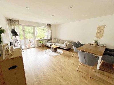 Stilvoll sanierte 3-Zi-Hochparterre-Wohnung mit EBK, Balkon & Garage in Beuel Küdinghoven