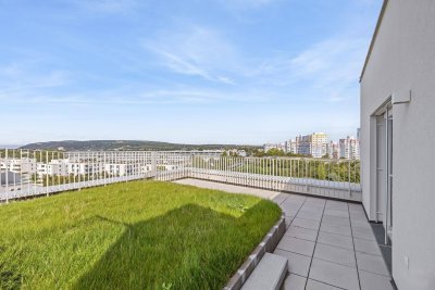 AKTION* LICHTDURCHFLUTETER 3-ZIMMER-ERSTBEZUG IM DACHGESCHOSS MIT TRAUMHAFTEM DACHGARTEN – PROVISIONSFREI!