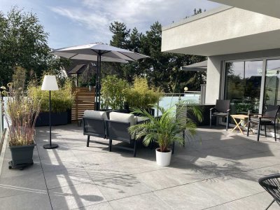 Penthouse in Paderborn – Exklusives Wohnen mit 80 m² Dachterrasse im 2. OG