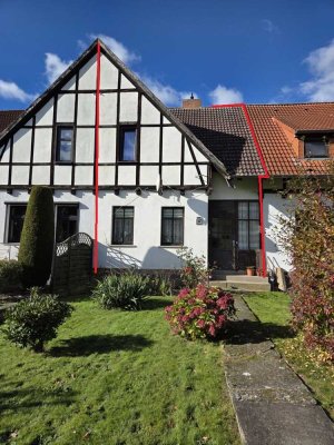 Reihenmittelhaus auf großem Grundstück