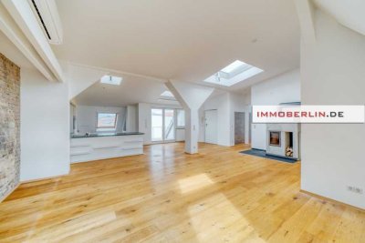 IMMOBERLIN.DE - Große oder kleine Wohnung mit hellem Ambiente & Sonnenterrasse nahe der Spree