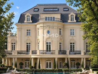 Palais Pick: Inkl. Pool: Gartenresidenz der Extraklasse - 490m2 private Grünfläche - EINMALIG